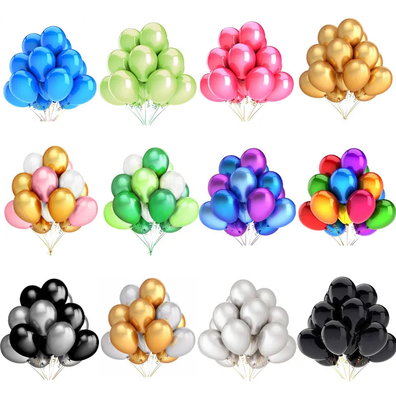 Glossy Colourful Decor Balloons