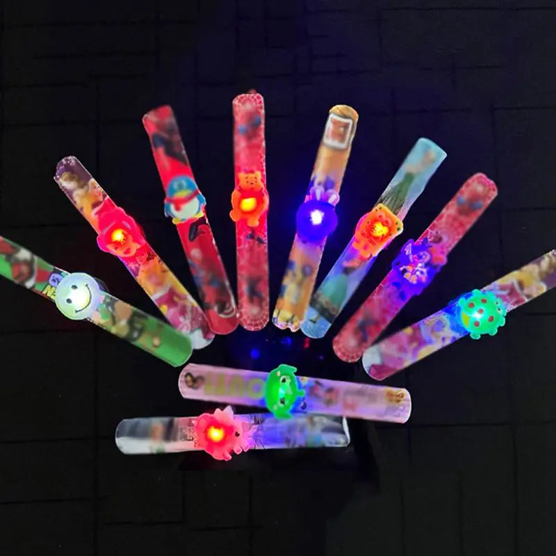 Glowing Toy Slap Bracelets