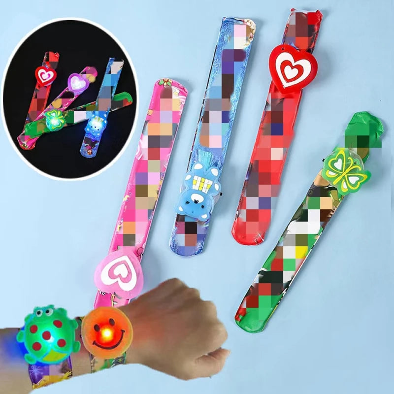 Glowing Toy Slap Bracelets