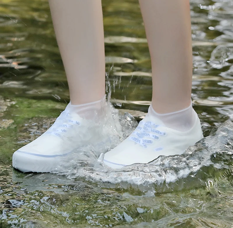 Non-Slip Waterproof Rain Boots Sneakers Silicone Shoe Protector