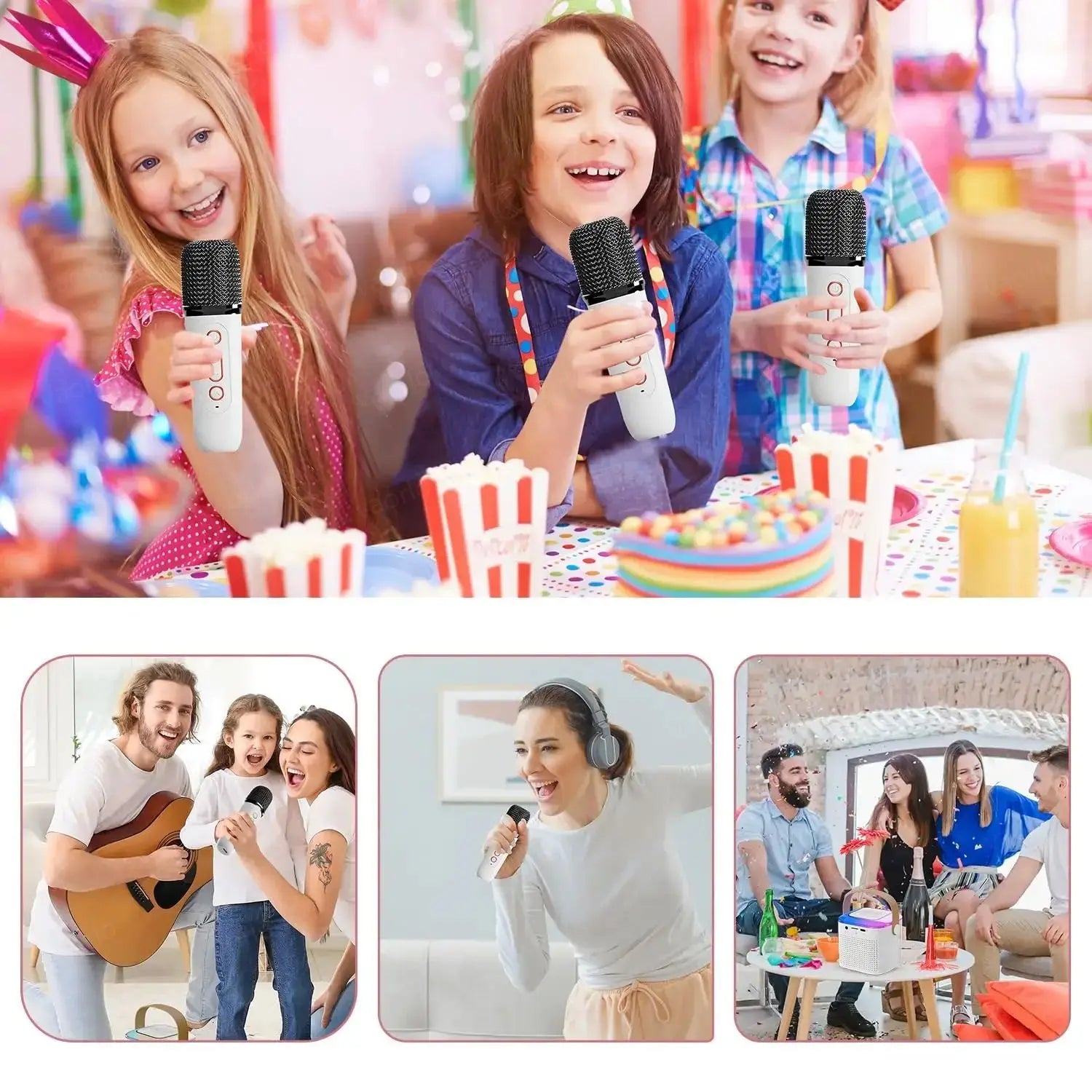 Kids Portable Led Light Karaoke