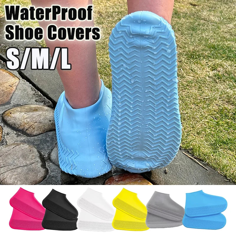 Non-Slip Waterproof Rain Boots Sneakers Silicone Shoe Protector