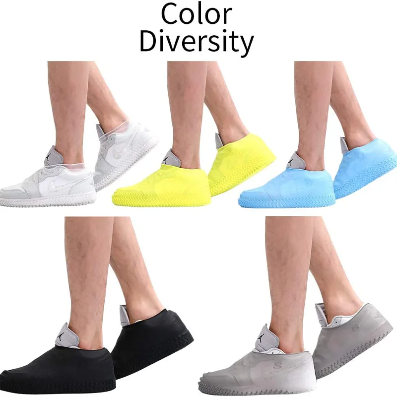 Non-Slip Waterproof Rain Boots Sneakers Silicone Shoe Protector