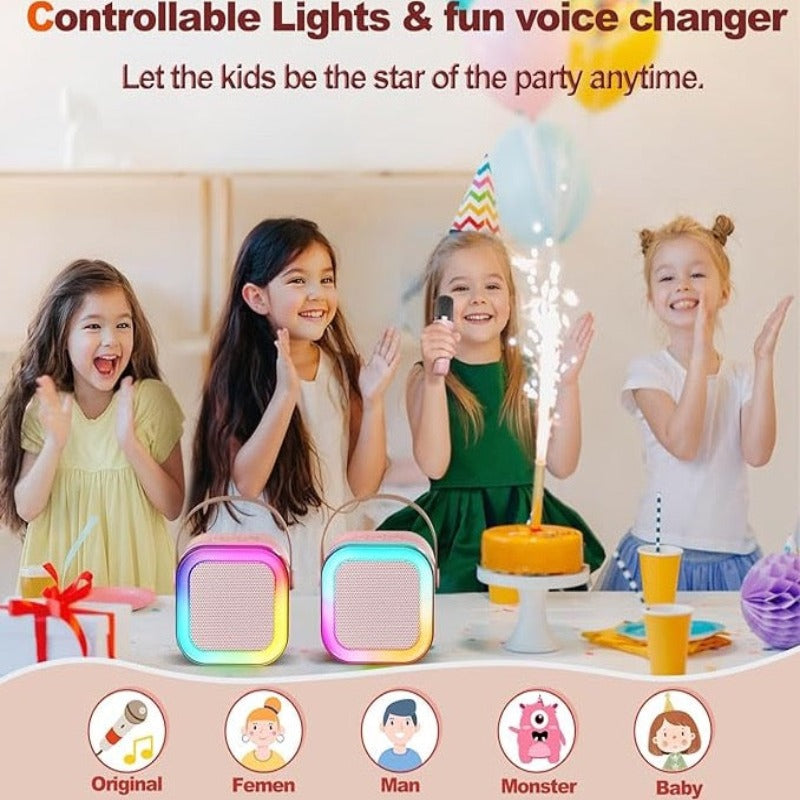 Kids Portable Led Light Karaoke