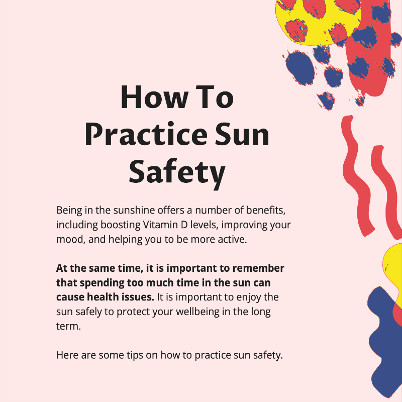 How To Practice Sun Safety